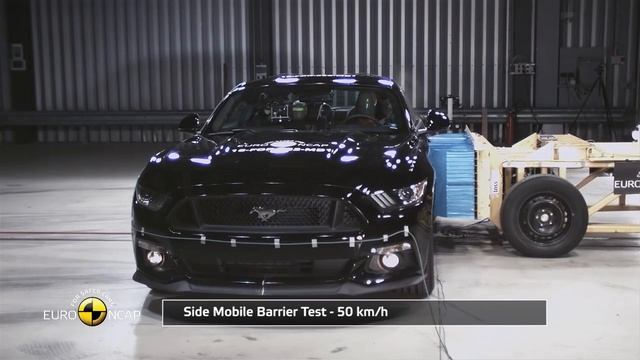 Euro NCAP Crash Test of Ford Mustang смотреть онлайн