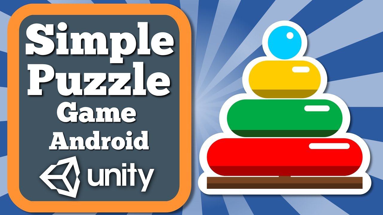 Unity Tutorial How To Make Simple Puzzle Game | Stacking Rings Pyramid Educational Game For Kids смотреть онлайн