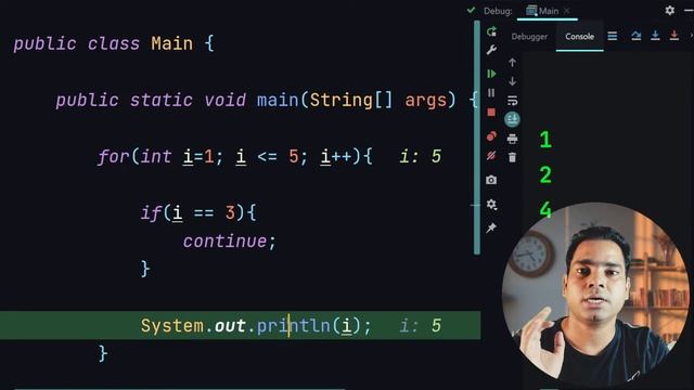 Java tutorial - continue statement смотреть онлайн
