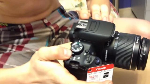 Распаковка Canon EOS 650D