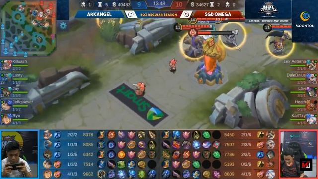 Lord Steal! SGD Omega vs ArkAngel | MPL-PH S3 game 1 - MLBB смотреть онлайн