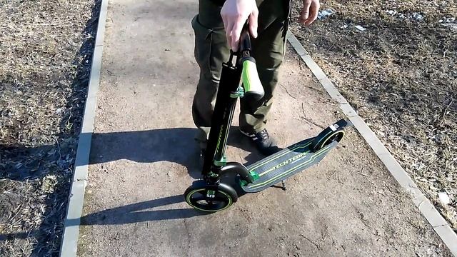 Самокат TechTeam Huracan 2017. Магазин SAMOKATCLUB.RU ул.Варшавская 112 тел.946-55-90