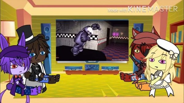 Fnaf reacts to The Help Wanted Showtime Song but it’s cursed| plus monopoly rage skit