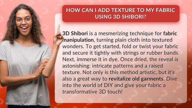 How Can I Add Texture to My Fabric Using 3D Shibori? смотреть онлайн