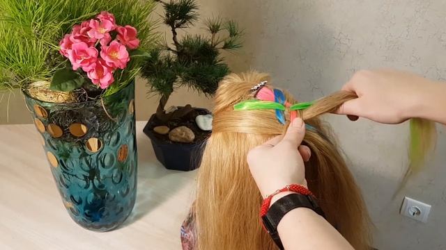 Как заплести пятипрядную косу легко смотреть онлайн