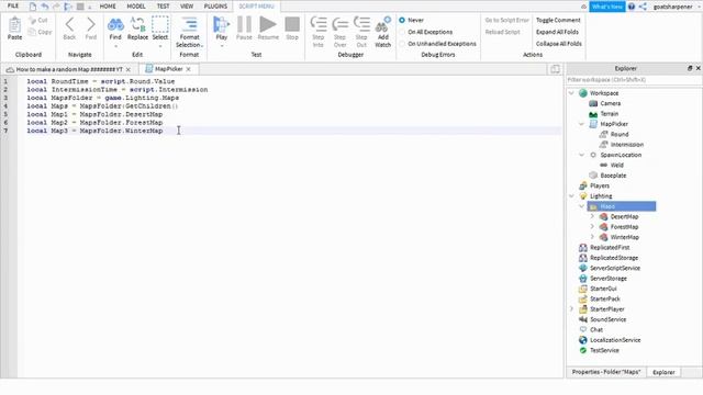 How to make a RANDOM Map Picker Roblox Studio! (DOESN"T WORK ANYMORE) смотреть онлайн