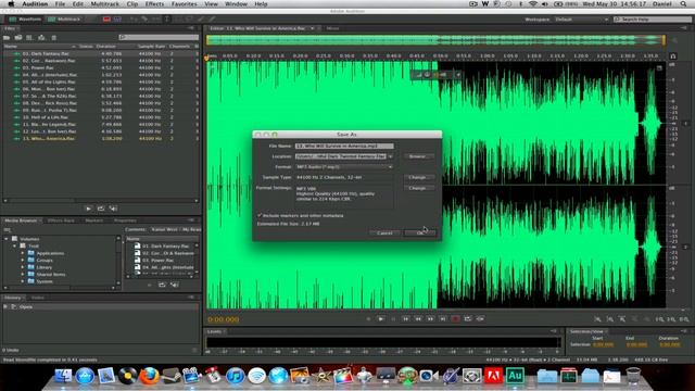 How to Convert FLAC. whit Adobe Audition CS6 on Mac смотреть онлайн