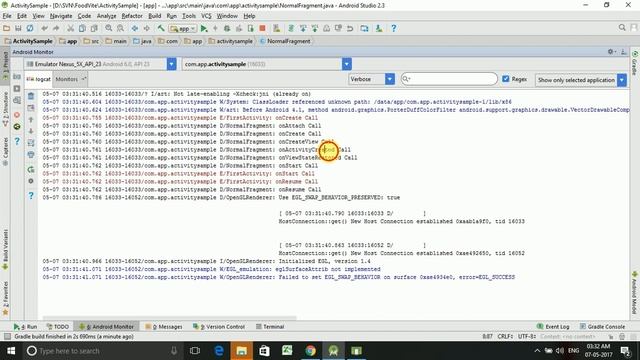 android fragment lifecycle | activity lifecycle | Hindi смотреть онлайн
