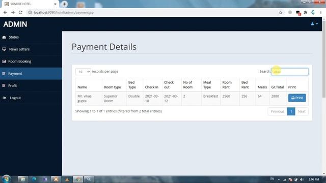 Hotel Management System Mini Project in Java with full source code, JSP, Oracle, Apache Tomcat смотреть онлайн