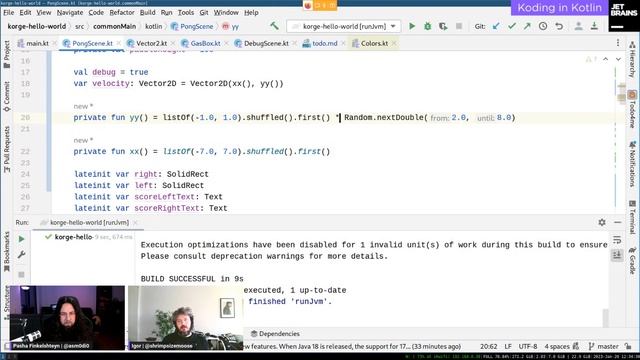 Koding in Kotlin: KorGE(part 14). The actual working PONG смотреть онлайн