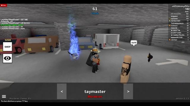 Roblox Twisted Murderer - Taymaster When He's Murderer смотреть онлайн