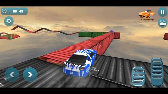 Impossible car stunt game ultimate Racing game abt walkthrough смотреть онлайн