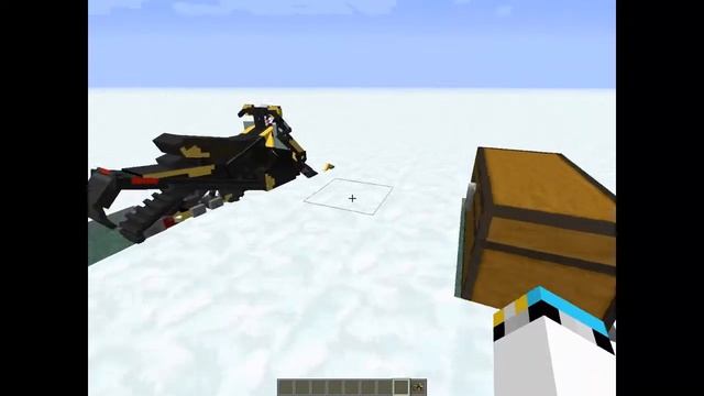 Обзоры модов в Minecraft 1.6.4 - Снегоход-Транспорт :3 смотреть онлайн