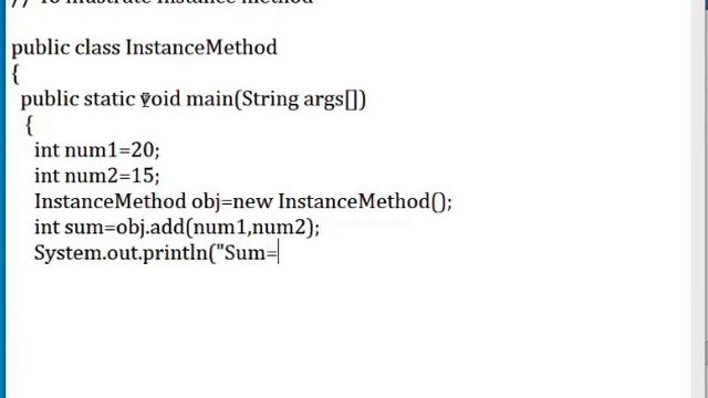 Prgm#75 To illustrate Instance Method смотреть онлайн