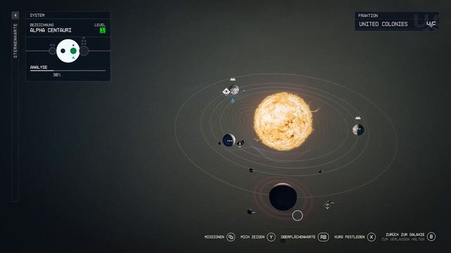 Starfield - Alpha Centauri ... Space Map (xbox series x) смотреть онлайн