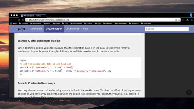 Remove a Cookie from Browser (PHP) смотреть онлайн