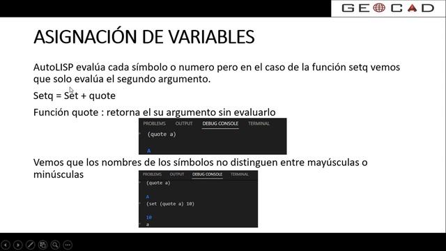 03. TIPOS DE DATOS Y EXPRESIONES PARTE I (AUTOCAD-AUTOLISP) смотреть онлайн