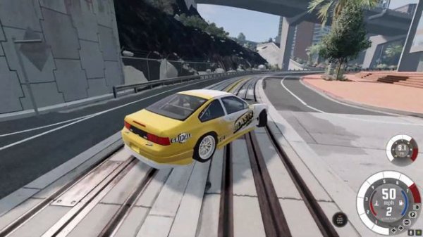 Дрифт под фонк BeamNG DRIVE #3