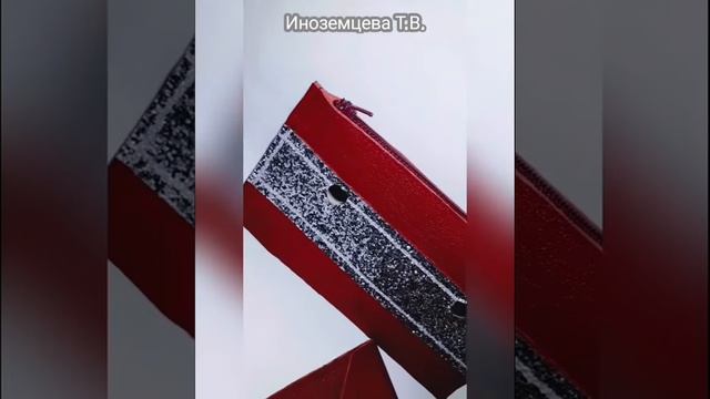 Блестящий кошелек.Моя ручная работа. Готовый смотреть онлайн