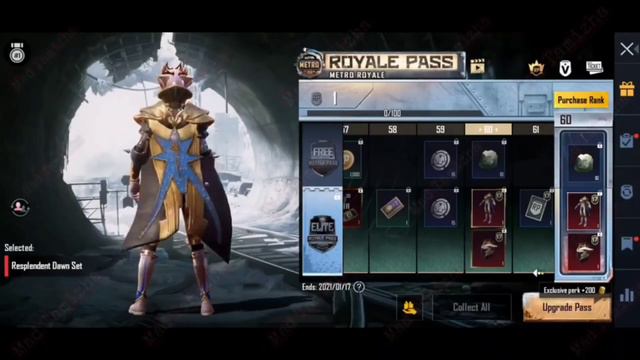 17-SEZON ROYALE PASS BARCHA SKINLARI / 1-RPdan 100-RPgacha HAMMASINI KO'RAMIZ / смотреть онлайн