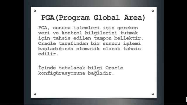 Oracle DBA : PGA nedir? смотреть онлайн