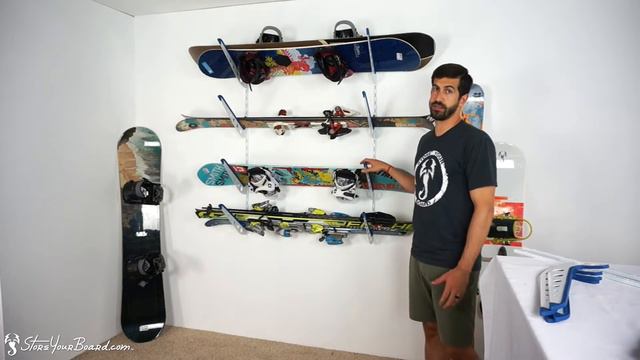 Ski & Snowboard Storage Rack | Home Rack | StoreYourBoard смотреть онлайн