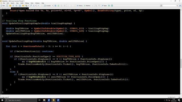 Create Trailing Stop Methods in MetaTrader 5: Step-by-Step Part 1 смотреть онлайн