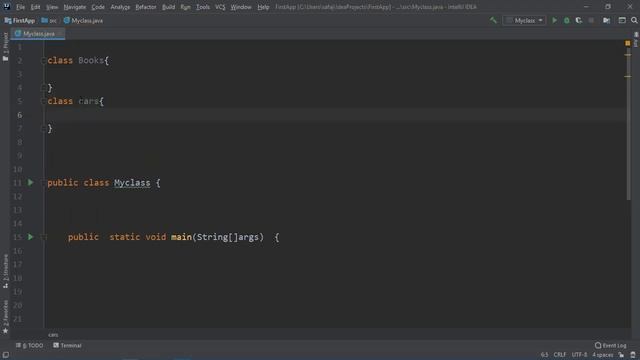 #Java | Create class انشاء الصنف смотреть онлайн
