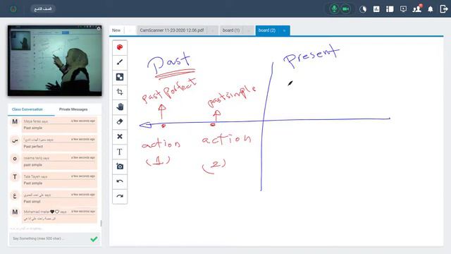 9th grade Miss Shahed Fahmawi Past perfect revision 23 11 2020 смотреть онлайн