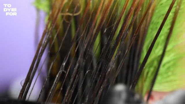 Insane Billie Eilish Inspired Hair Transformation / Neon Green Roots Tutorial смотреть онлайн