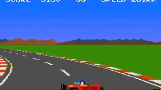 Pole Position (1982) Gameplay смотреть онлайн