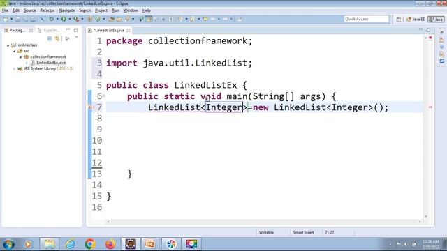 LinkedList in Java | What is LinkedList in Java with examples смотреть онлайн