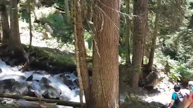 Карачаево-Черкессия, Архыз, Тебердинский заповедник, Урочище Чигордали, водопад Чигордали 2017(4) смотреть онлайн