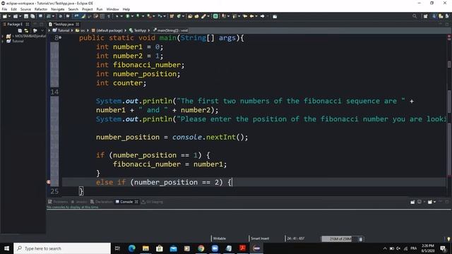 Find nth Fibonacci number Algorithm in Java with a PRACTICAL EXAMPLE using while loop смотреть онлайн