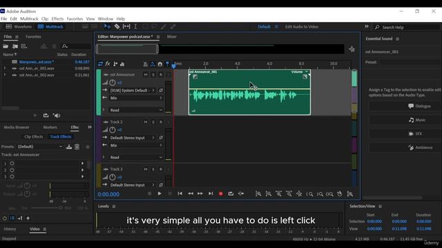 06.1. Multitrack Environment: Direct Recording into Multitrack