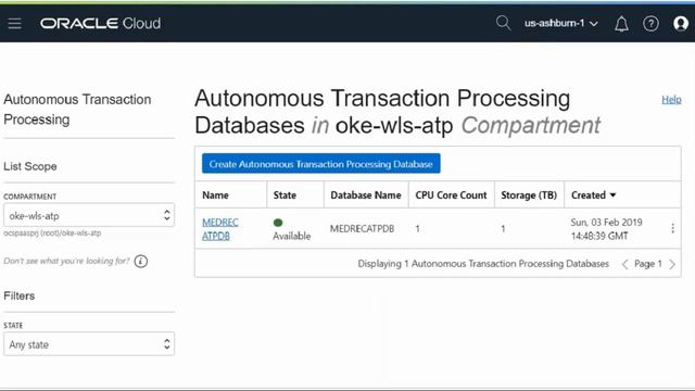 WebLogic OKE ATP Demo смотреть онлайн