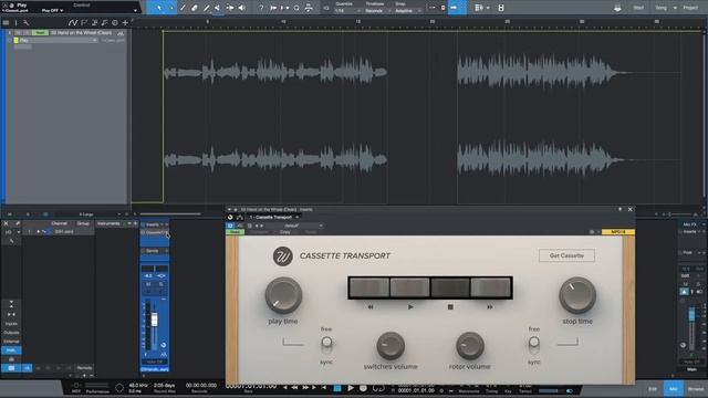 Free Tape Stop/Tape Start Effect Plug-In (Studio One Tutorial) - Wavesfactory Cassette Transport смотреть онлайн