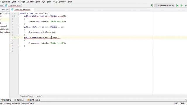 Can we overload main method in Java ? Java Interview question смотреть онлайн