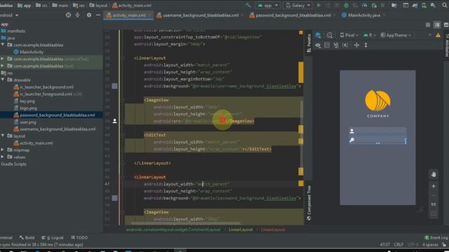 How to create a beautiful login page in android studio смотреть онлайн