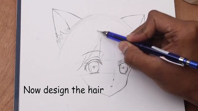 How to draw Anime "Neko" (Anime Drawing Tutorial for Beginners) смотреть онлайн