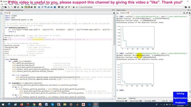 Python Code of Particle Swarm Optimization (PSO) Algorithm смотреть онлайн