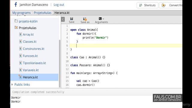 Curso kotlin - Herança Prática 12 смотреть онлайн