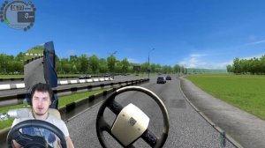 СУМАСШЕДШИЙ ДАЛЬНОБОЙЩИК ВАЛИТ ПО ГОРОДУ 200 км/ч - City Car Driving