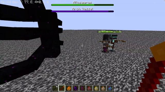 Minecraft Mob Battles: Allosaurus VS Minecraft Dungeons Content! смотреть онлайн