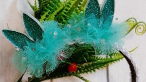 МК. Оригинальное и очень красивое оформления ободка для головы с ушками. Часть 2.