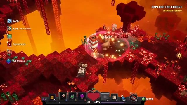 Minecraft Dungeons Flames of the Nether Artifacts Guide смотреть онлайн