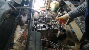 Снятие двигателя ВАЗ 2107