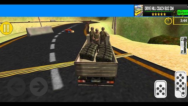 Army Military Truck Transport Driver Game - Android Gameplay смотреть онлайн
