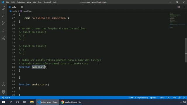 PHP 8 #032 CRIAÇÃO DE FUNÇÕES смотреть онлайн