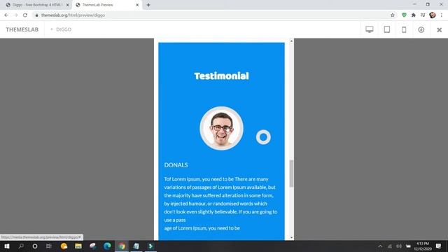 Diggo: Free Bootstrap 4 HTML5 Digital Marketing Agency Website Template смотреть онлайн